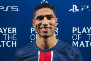 全场最佳！阿什拉夫社媒庆祝晋级决赛：慕尼黑见